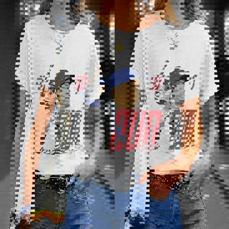 ムーキー・ベッツ&大谷翔平 Tシャツ 彼女への贈り物