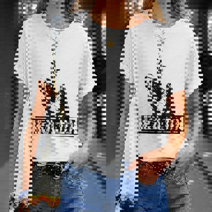 メガロドン ホオジロザメ ジャイアントシャーク サメの恋人 ダイバー Tシャツ 彼女への贈り物