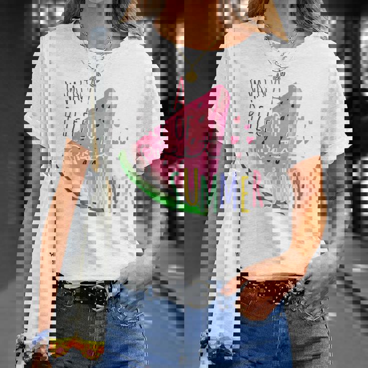 メロン スイカ メロン フルーツ 男性 女性 子供 Tシャツ 彼女への贈り物