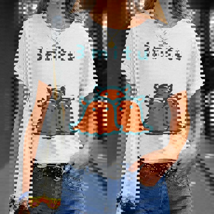 メンダコちゃん 3 Mitu Tシャツ 彼女への贈り物