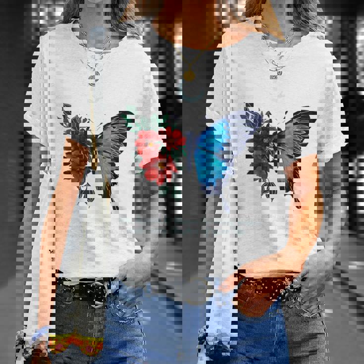 モナーク 蝶 天体 蝶 太陽 月 満ち欠け マジカル。 Tシャツ 彼女への贈り物