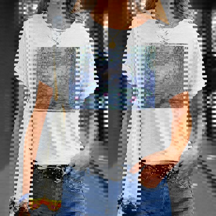 モネ 睡蓮 Tシャツ 彼女への贈り物