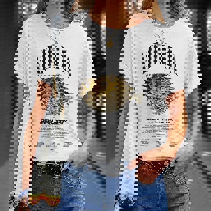 ヤマアラシ フグ 魚飼い モダンストリートウェア Tシャツ 彼女への贈り物