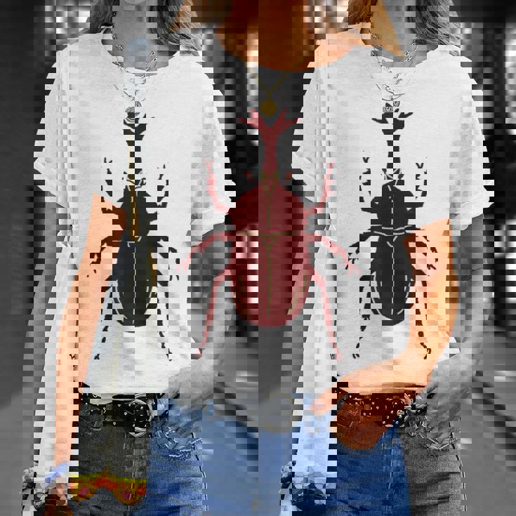 ヤマトカブト _昆虫_カブトムシ Tシャツ 彼女への贈り物