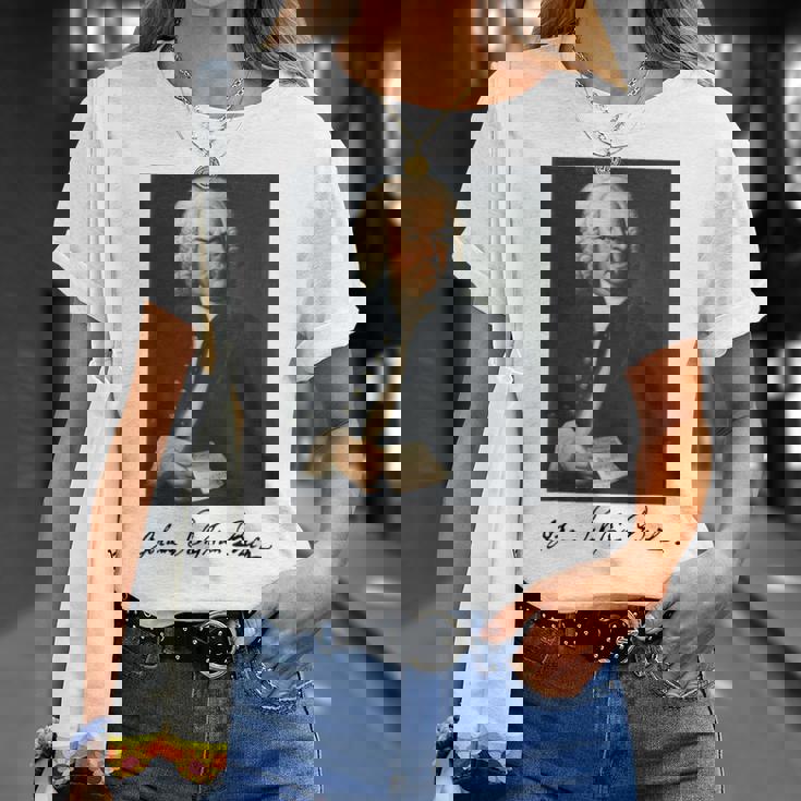 ヨハン・セバスティアン・バッハ 作曲家 クラシック音楽 Bach Composer Classical Music Tシャツ 彼女への贈り物