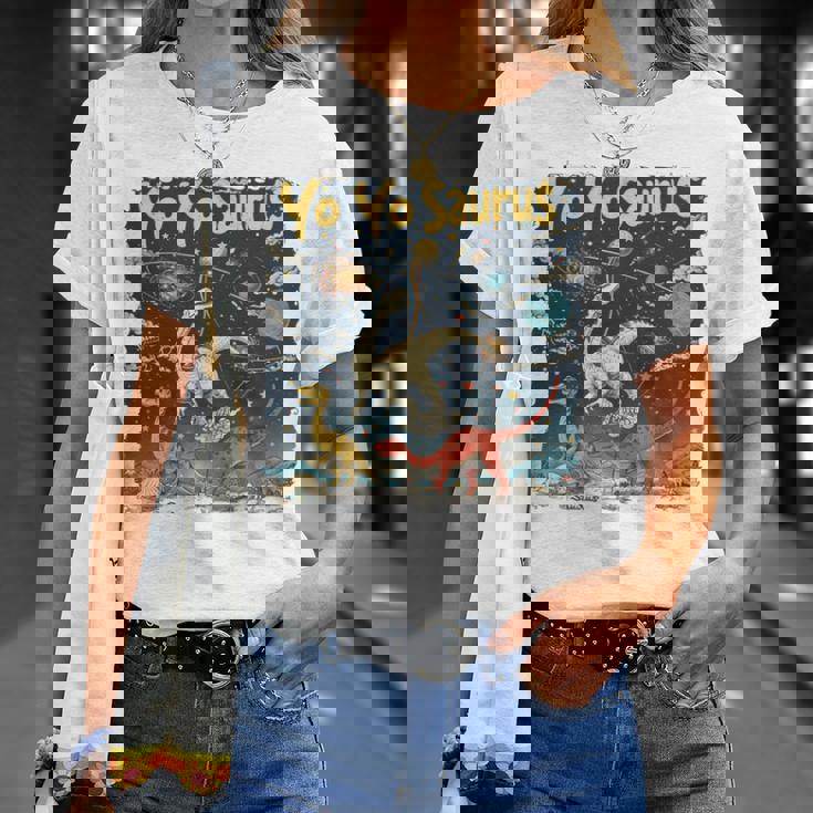 ヨーヨーザウルスファニーヨーヨー時代 長袖tシャツ Tシャツ 彼女への贈り物