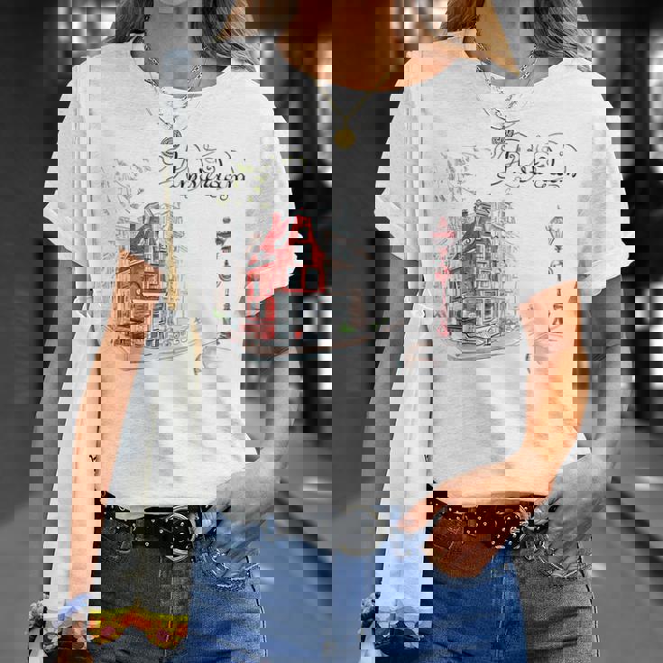 ヨーロッパ オランダ オランダ アムステルダム バケーション お土産 Tシャツ 彼女への贈り物