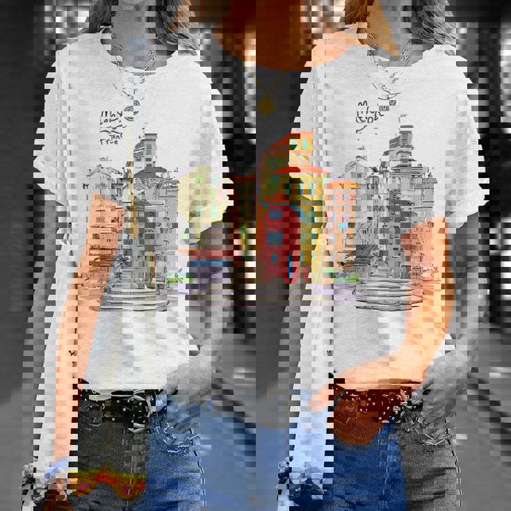 ヨーロッパ フランス パリ マントン フランス 家族 バケーション お土産 Tシャツ 彼女への贈り物