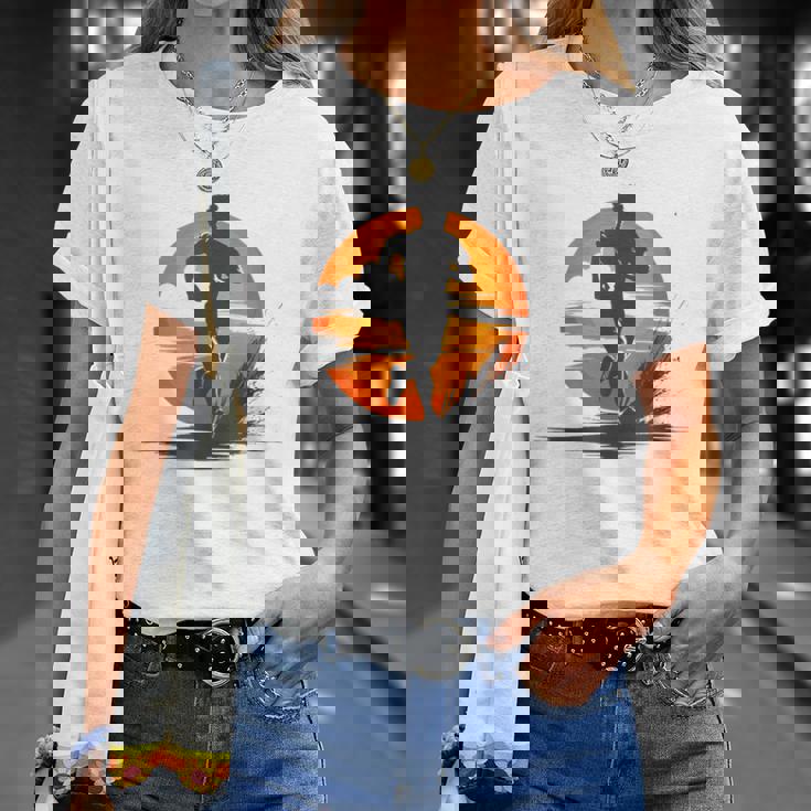 ランニング・ガイ・グラフィック・アスレティックス Tシャツ 彼女への贈り物