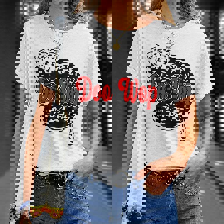 ロカビリー Doo Wop ヴィンテージ 50年代 音楽 レトロ ロックンロール Tシャツ 彼女への贈り物