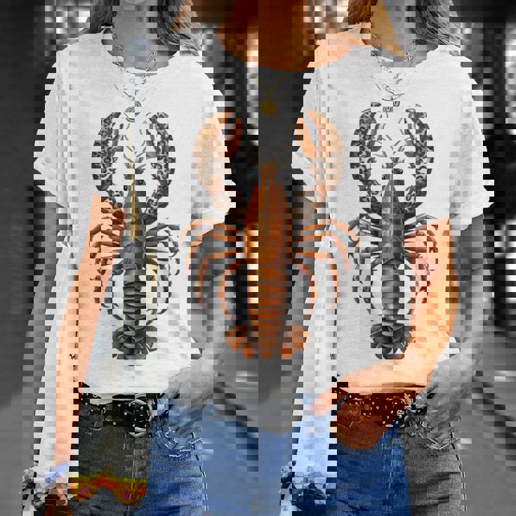 ロブスター ヒョウ ザリガニ ケイジャンフェスティバル 美学 長袖tシャツ Tシャツ 彼女への贈り物