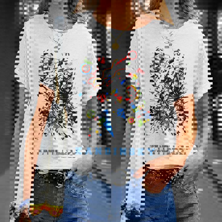 ワシリーカンディンスキー抽象芸術 Tシャツ 彼女への贈り物