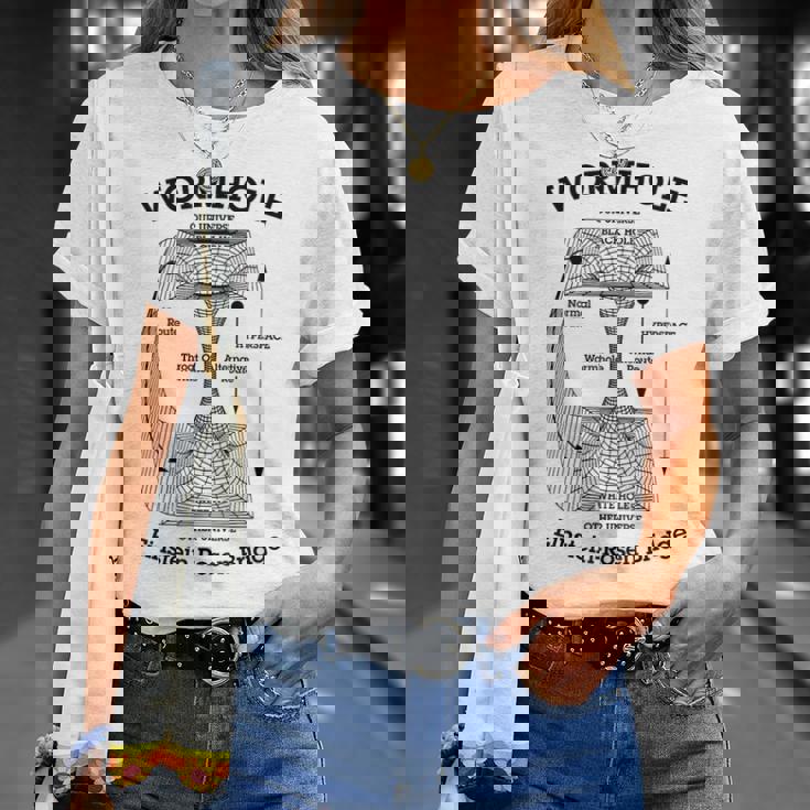 ワームホール アインシュタイン-ローゼンブリッジ ブラックホール ハイパースペース物理学 Tシャツ 彼女への贈り物