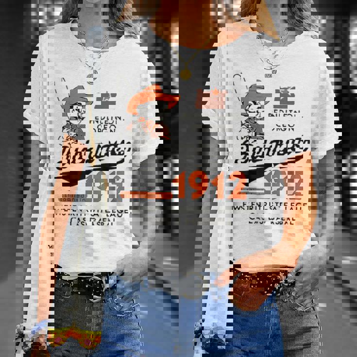 ヴィンテージ Pendleton オレゴン・バッカルーズ 廃止野球ボール Tシャツ 彼女への贈り物