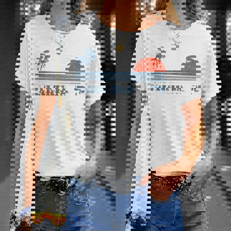 ヴィンテージ ラハイナ マウイ ハワイ ビーチ レトロ ハワイアン 70年代ギフト Tシャツ 彼女への贈り物