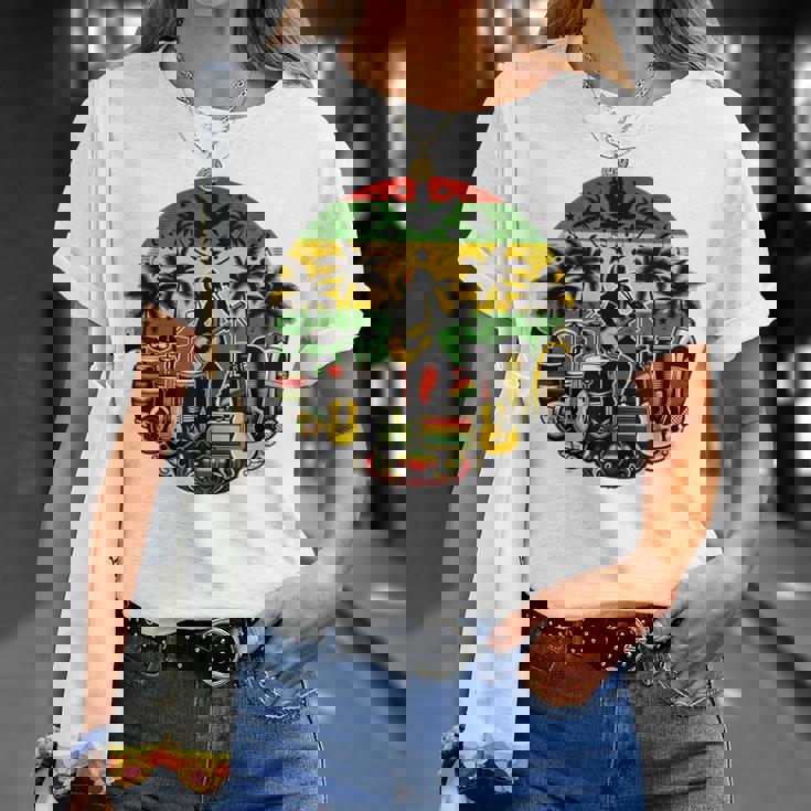 ヴィンテージ レゲエ服 ジャマイカ服 ラスタ服 レゲエ Tシャツ 彼女への贈り物