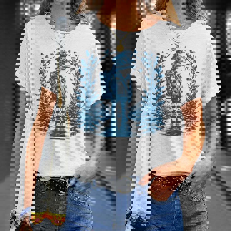 ヴィンテージスタイルの「郵便配達員カエル」 Tシャツ 彼女への贈り物