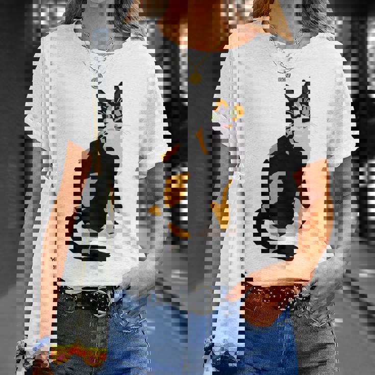 三毛猫ポートレート かわいい三毛猫 三毛猫好き Tシャツ 彼女への贈り物