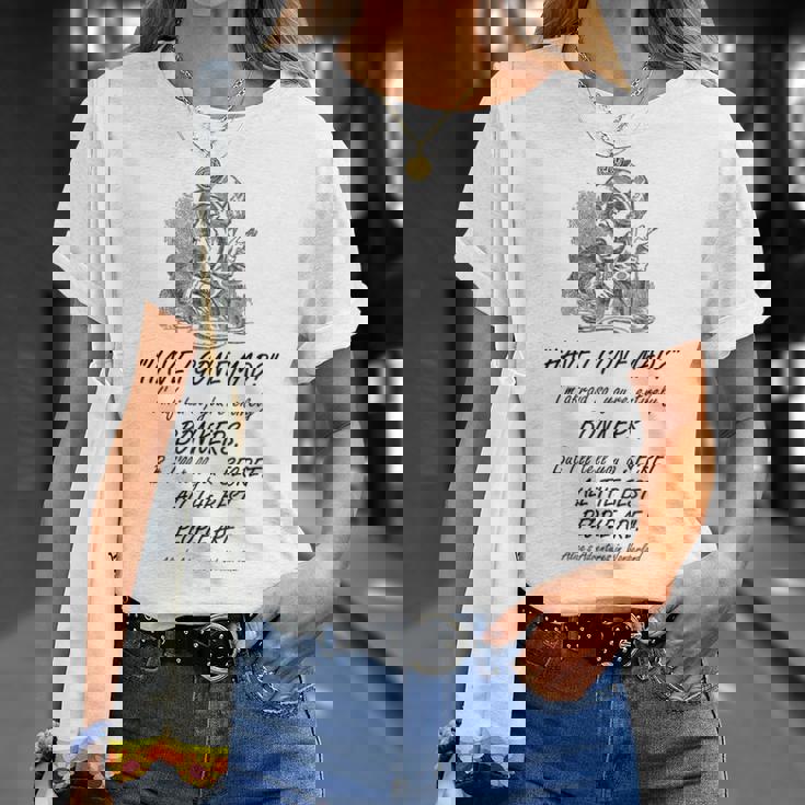 不思議の国のアリス マッドハッター デザイン Tシャツ 彼女への贈り物