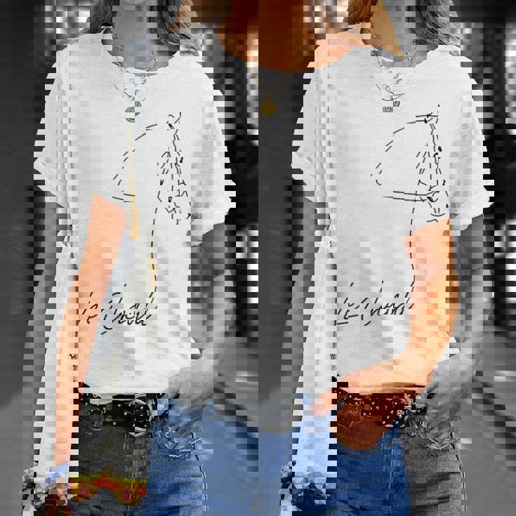 乗馬用シャツ フランス語の言葉 Le Cheval Tシャツ 彼女への贈り物