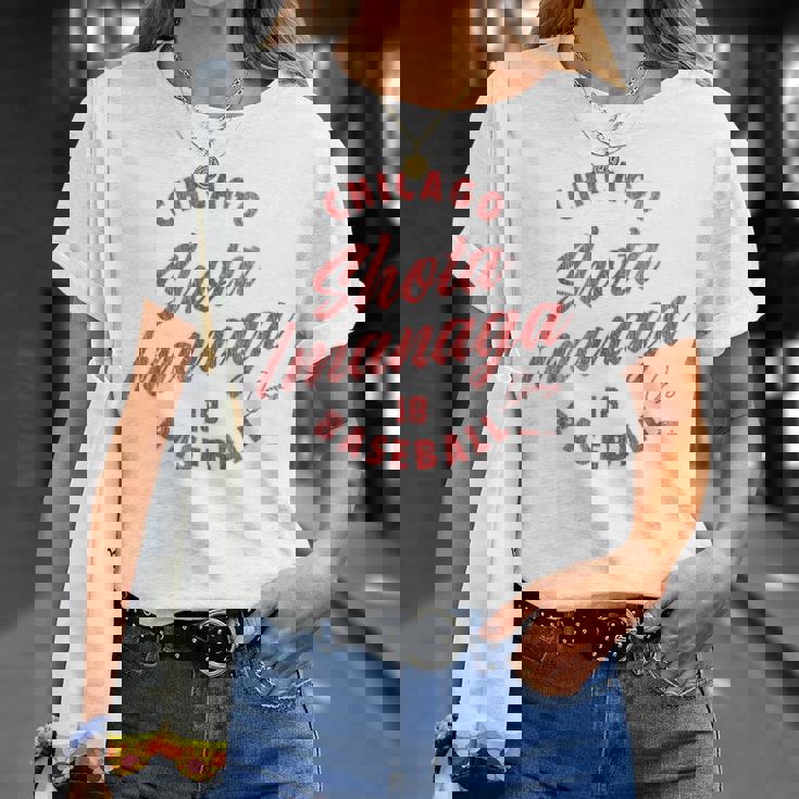 今永翔太 シカゴ 野球 ヴィンテージ 筆記体 Mlbpa Tシャツ 彼女への贈り物