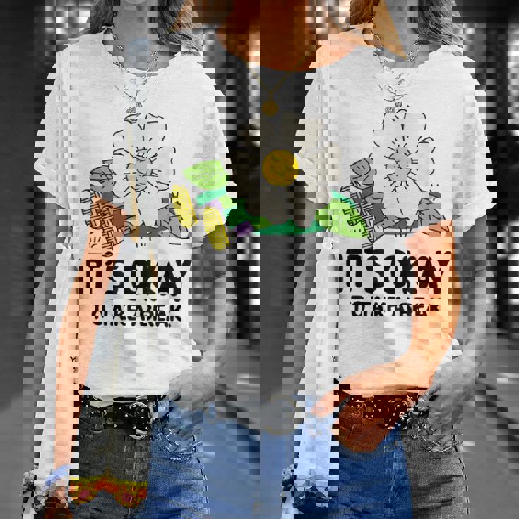 休憩しても大丈夫 Tシャツ 彼女への贈り物