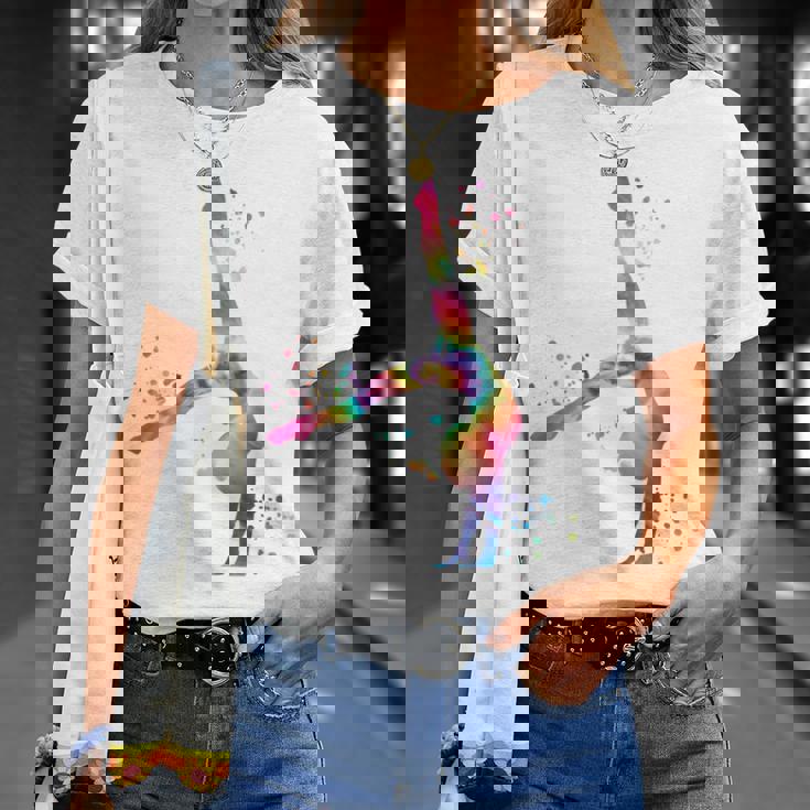 体操 床付き 女の子 キッズ 新体操 Tシャツ 彼女への贈り物