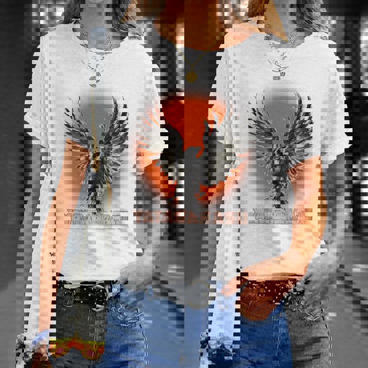 八咫烏 日本神話 霊鳥 化身 太陽 Tシャツ 彼女への贈り物