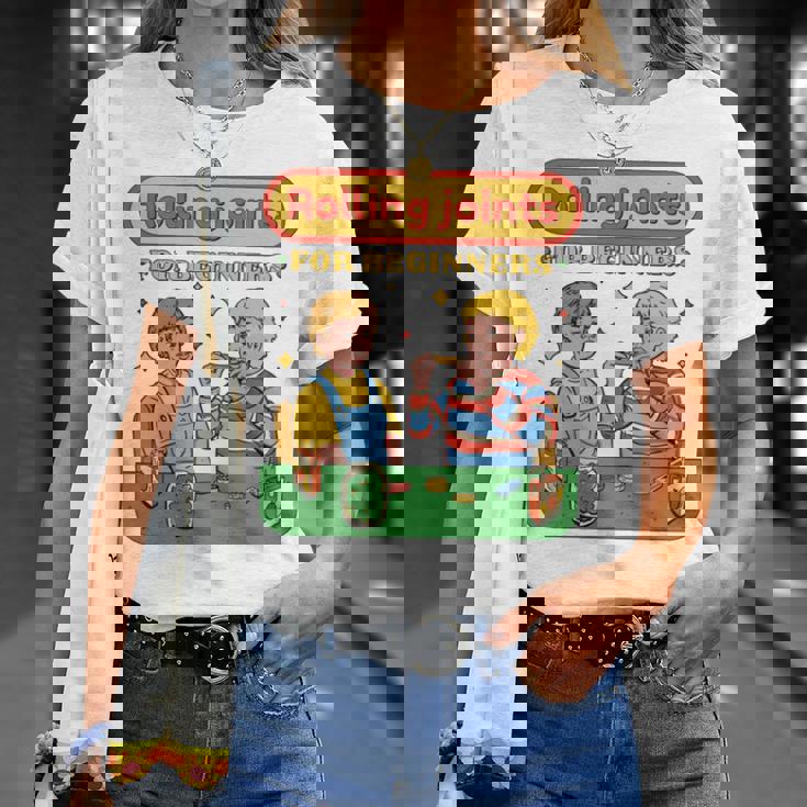 初心者向けツイストジョイント 大麻マリファナ 長袖tシャツ Tシャツ 彼女への贈り物