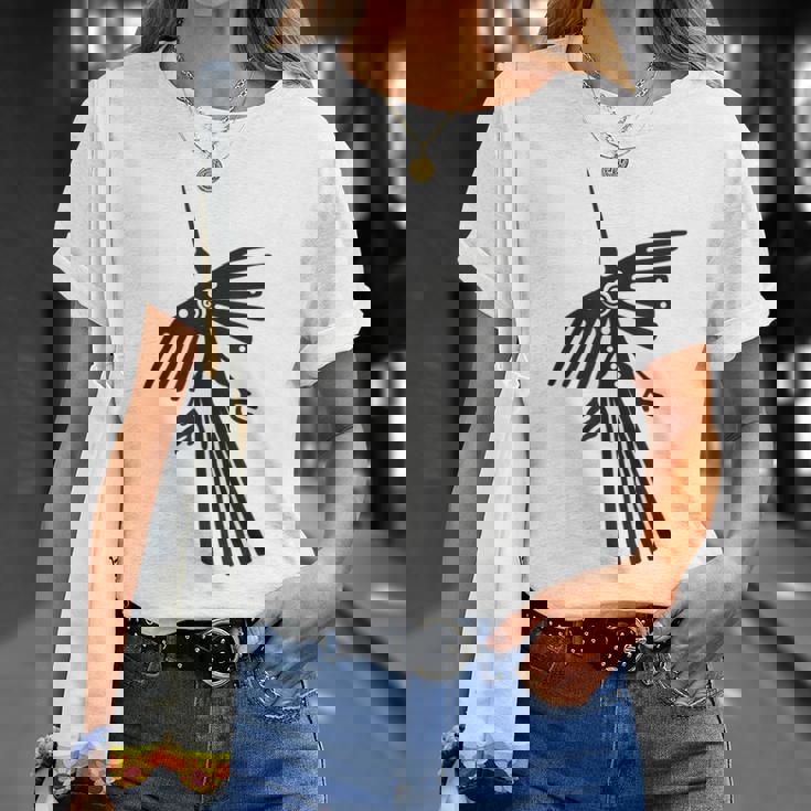 南米のペルーナスカラインハチドリコンドルのシルエット。 Tシャツ 彼女への贈り物