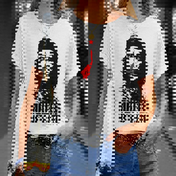反チェ・ゲバラ・キューバ共産主義者 Tシャツ 彼女への贈り物