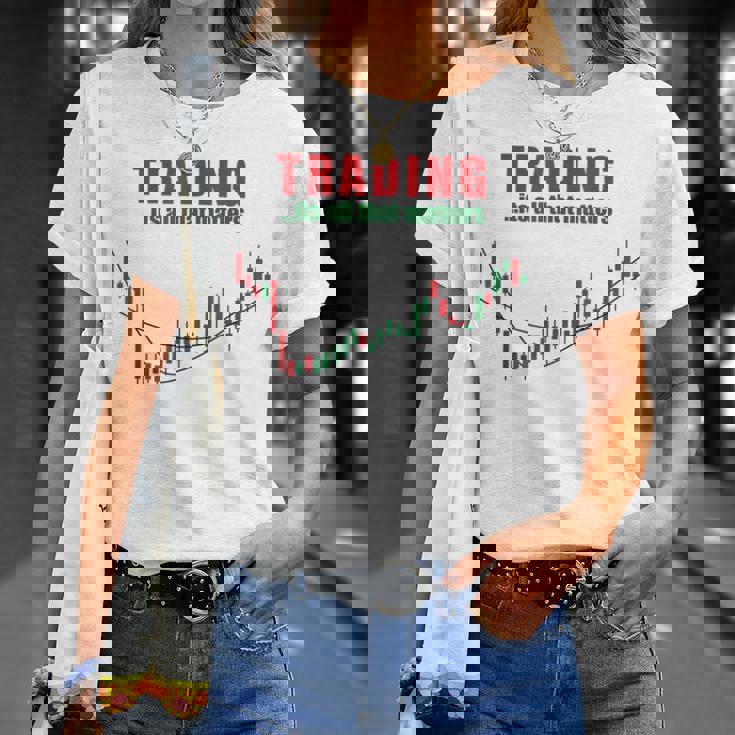 取引、それはすべて重要なのは株式トレーダー投資家 Tシャツ 彼女への贈り物