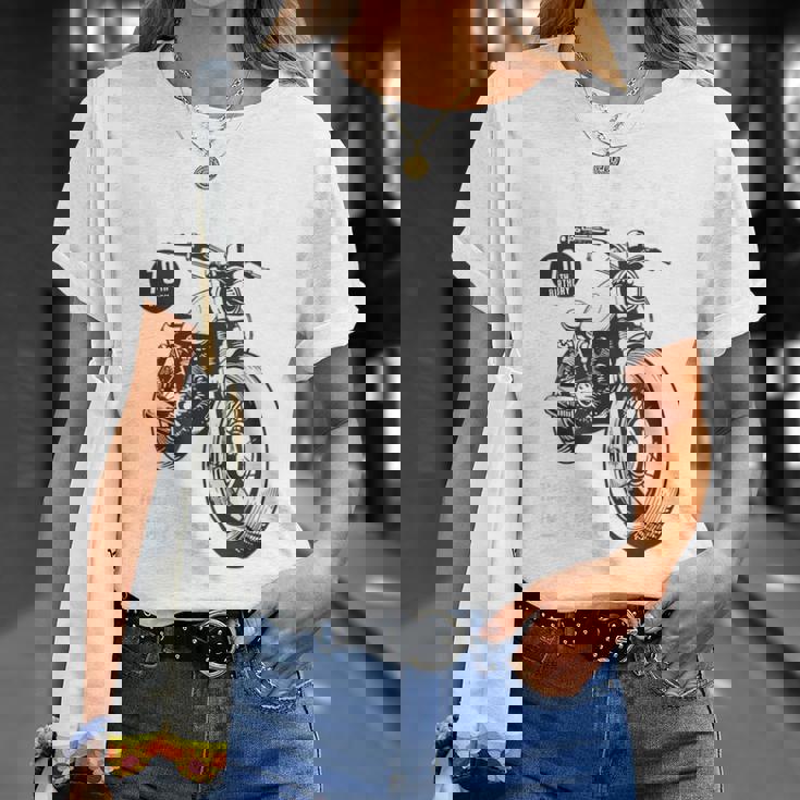 古希祝い バイク好き 車好き 父 男性 女性 クラシックバイク 70歳 I'm Not Old I'm Classic Tシャツ 彼女への贈り物