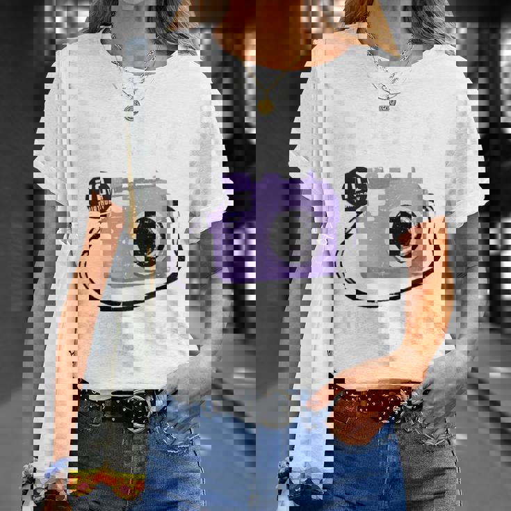 古希祝い 旅行好き 写真好き 撮影好き カメラ レトロ 父 母 男性 女性 70歳お祝い Ready To Travel Tシャツ 彼女への贈り物