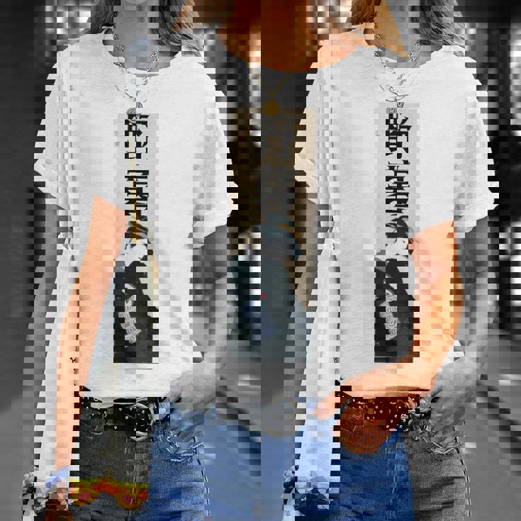 和漢字「やぼ」「のぐたい」浮世絵 おしゃれ レトロ 江戸 東京 かわいい キレイ バックプリント Tシャツ 彼女への贈り物