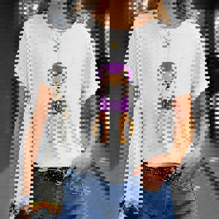 喜寿祝い 犬 柴犬 ちゃんちゃんこ 男性 女性 犬好き 77歳 Dog Days Best Days Tシャツ 彼女への贈り物