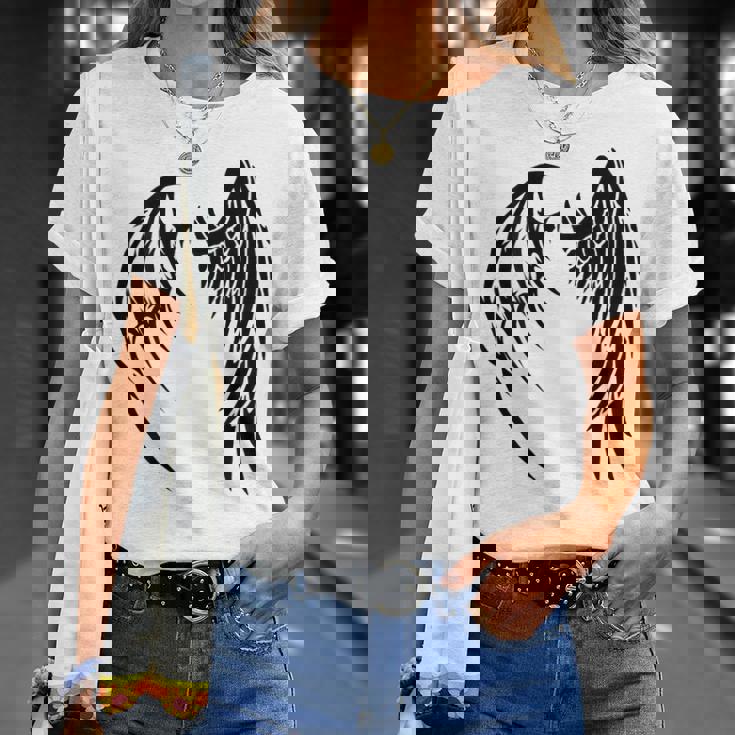 天使 悪魔 翼 神話 信仰 Tシャツ 彼女への贈り物