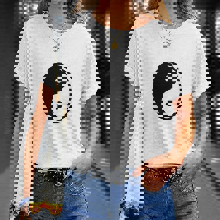 太極拳tシャツ バックプリント Body Mindpirit 陰陽tシャツ Tシャツ 彼女への贈り物