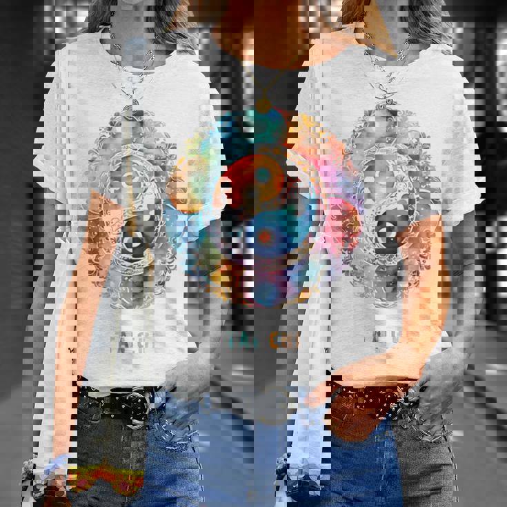 太極拳パステル Tシャツ 彼女への贈り物