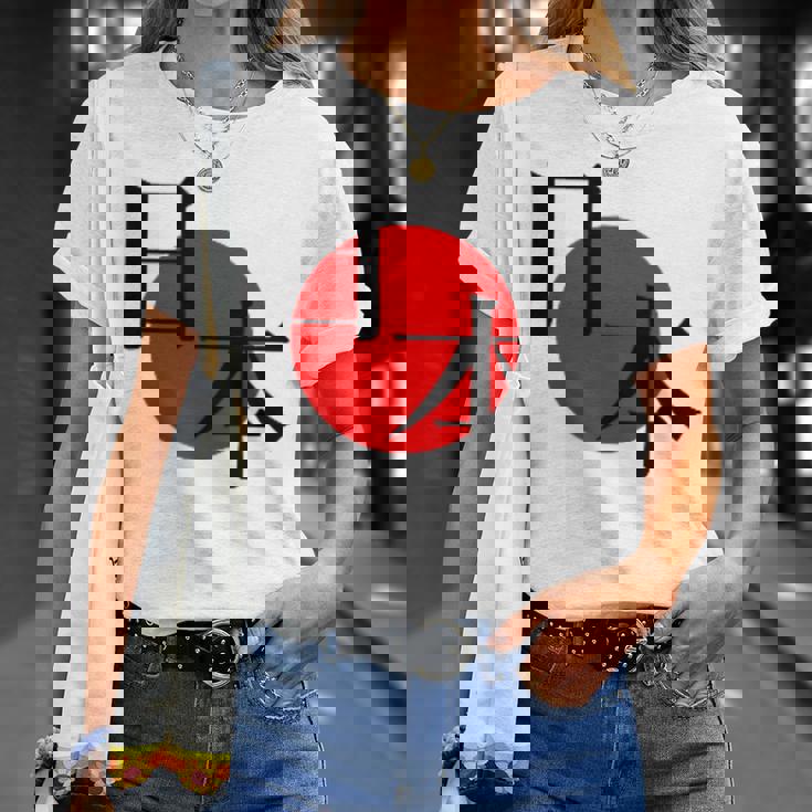 日の丸日本 国旗 ワンポイント Tシャツ 彼女への贈り物