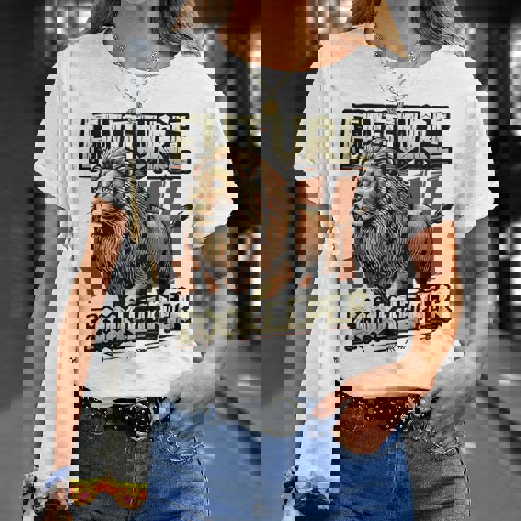 未来の飼育係ライオンの恋人 Tシャツ 彼女への贈り物