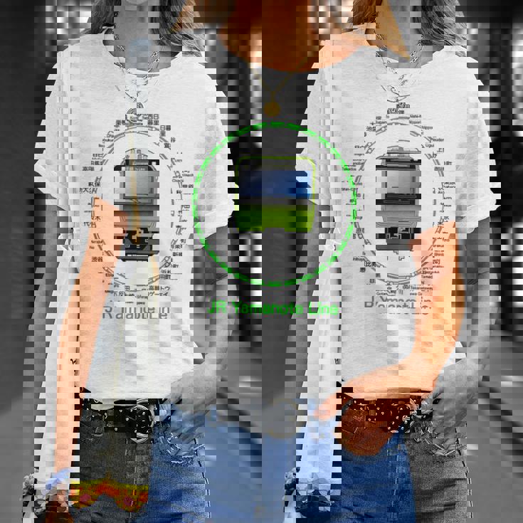 東京山手線 E235列車付き Tシャツ 彼女への贈り物