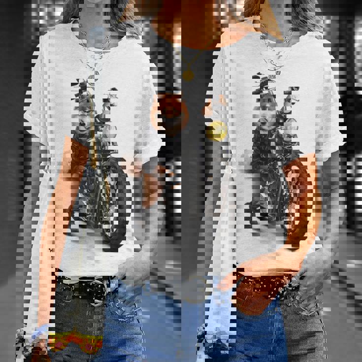 柴犬 いばけん 犬 バイク バイカー Tシャツ 彼女への贈り物