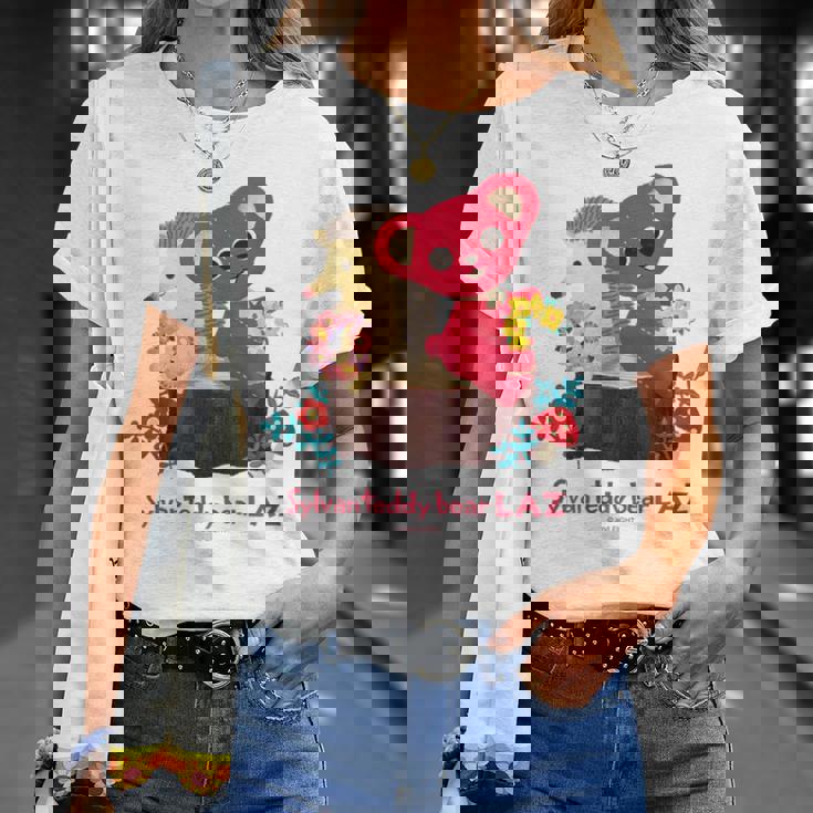 森のぬいぐるみラズ ラズとチッチ Tシャツ 彼女への贈り物