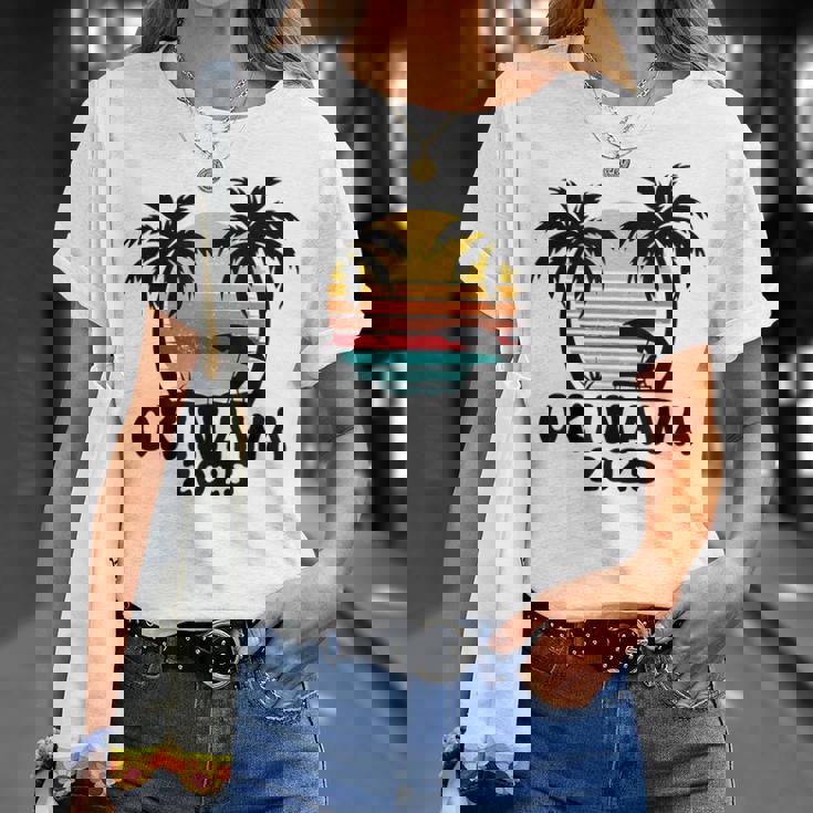 沖縄 2025 家族旅行 友達 団体行楽 マッチング Tシャツ 彼女への贈り物