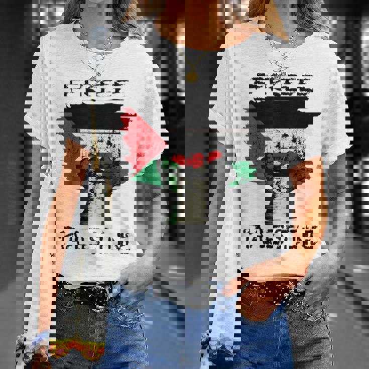 無料のパレスチナ服 Tシャツ 彼女への贈り物