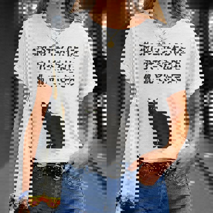 猫のごはん代をかせぐために働いています Tシャツ 彼女への贈り物