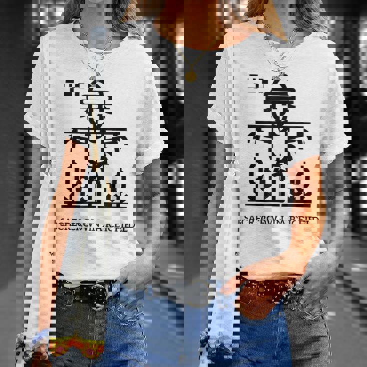 田んぼのかかし Tシャツ 彼女への贈り物