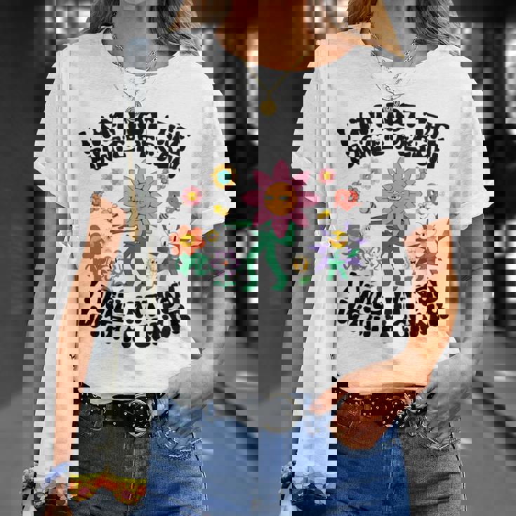 私は大柄な人間じゃないよ椅子で殴るぞおかしい 長袖tシャツ Tシャツ 彼女への贈り物