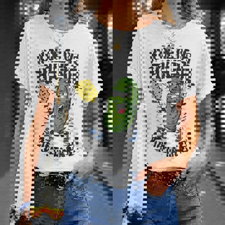 私ほどピックルボールが好きな人はいない Tシャツ 彼女への贈り物